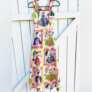 1970’s Little Bo Peep Ric-Rac Sun Dress. Never Worn. Absolutely Art. Size small